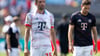 Weiter geht's: Thomas Müller nach dem Spiel mit einem kühlenden Handtuch im Nacken.