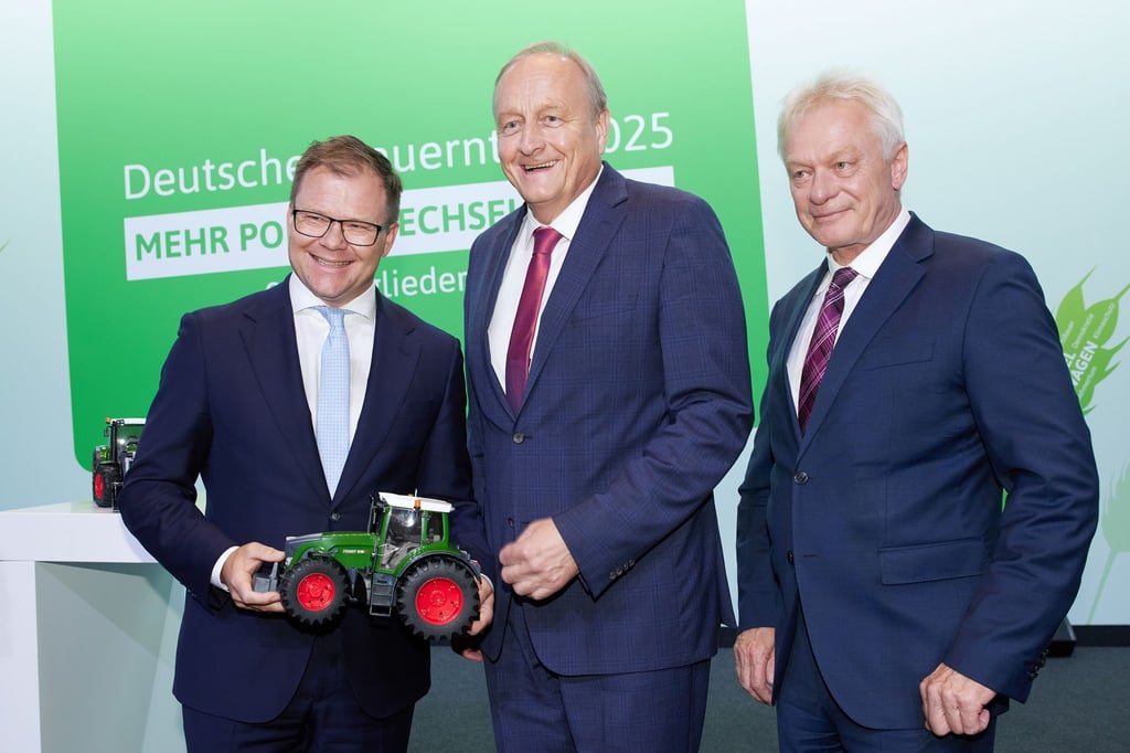 Zum Bauerntag kamen diesmal zwei Minister - für Agrar und Umwelt.