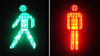 In einer Testphase will die Stadt Dessau-Roßlau Breakdancer als Ampelmännchen einführen.