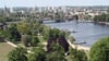 Der Park Babelsberg ist von der Trockenheit deutlich gezeichnet.