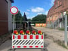 Am Ende der Kapellenstraße in Magdeburg-Buckau gibt es eine Baustelle. 