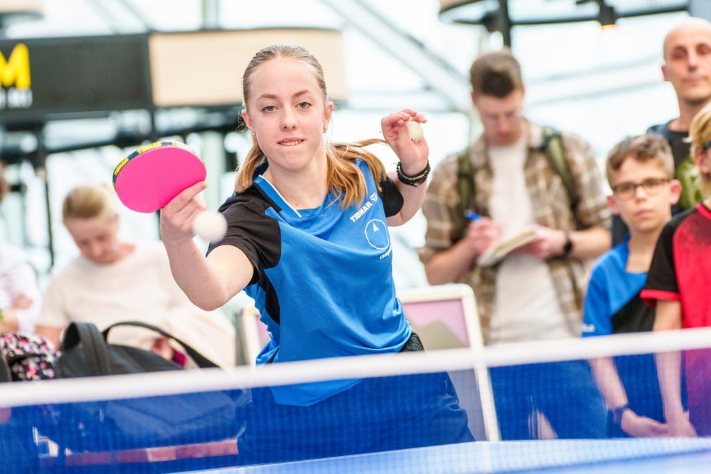 Josi Neumann ist eine der Hoffnungsträgerinnen bei Berlins Tischtennisspielerinnen.