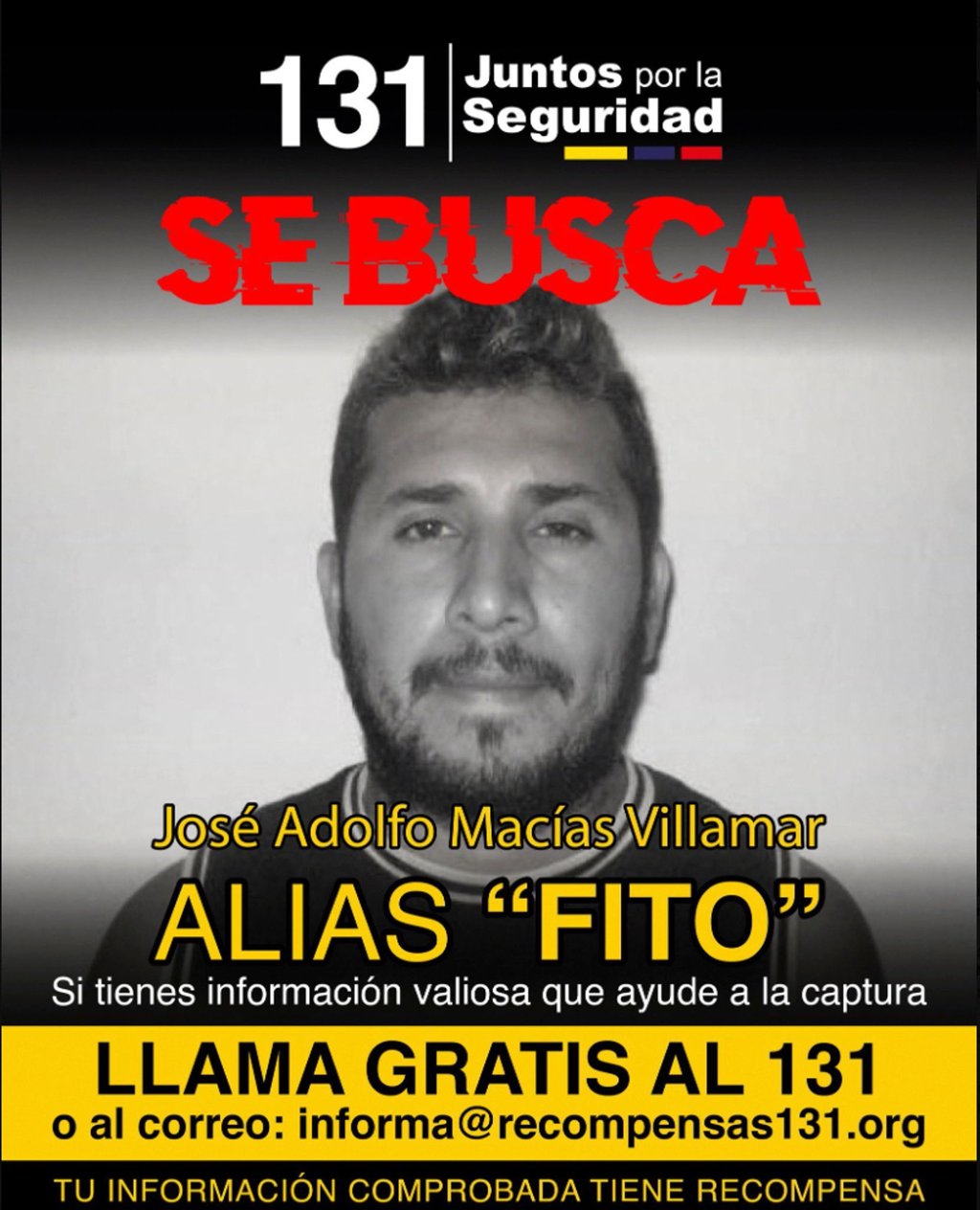 José Adolfo Macías Villamar, alias Fito, war der Anführer der mächtigen Bande Los Choneros. (Archivbild)