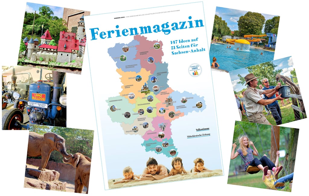 In Sachsen-Anhalt gibt es am Freitag (27. Juni 2025) für mehr als 200.000 Schüler Zeugnisse. Ab da kann er losgehen, der Ferienspaß. Wir haben in einem Magazin 147 Tipps aus dem ganzen Land zusammengestellt.