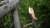 Bereits unter der Woche brachen im Park Babelsberg dicke Äste ab.