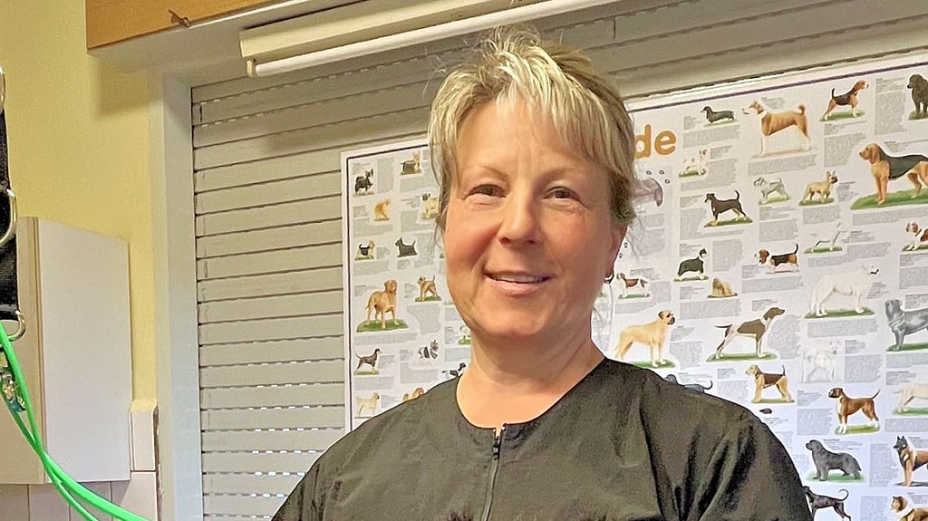 Jacqueline Weiß in ihrem Salon in Tangermünde