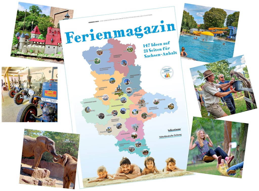 In Sachsen-Anhalt gibt es am Freitag (27. Juni 2025) für mehr als 200.000 Schüler Zeugnisse. Ab da kann er losgehen, der Ferienspaß. Wir haben in einem kostenfreien Magazin 147 Tipps aus dem ganzen Land zusammengestellt.