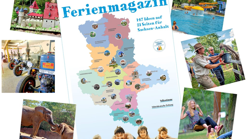 In Sachsen-Anhalt gibt es am Freitag (27. Juni 2025) für mehr als 200.000 Schüler Zeugnisse. Ab da kann er losgehen, der Ferienspaß. Wir haben in einem Magazin 147 Tipps aus dem ganzen Land zusammengestellt.