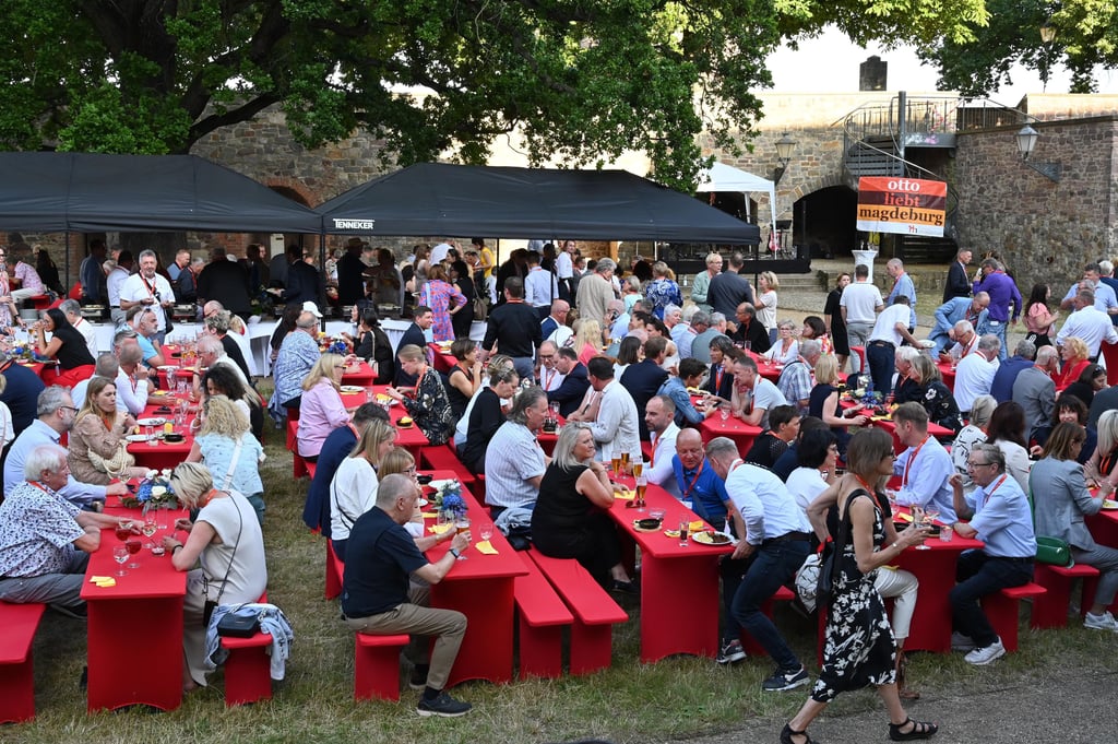 Sommerfest 2025 des Stadtmarketingvereins Pro M Magdeburg.