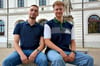 Leon Freytag (22) und Jacob Engler (18) organisieren einen Triathlon für Jedermann.