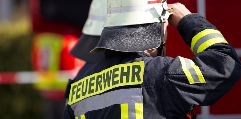 Nachdem fünf Mülltonnen gebrannt hatten, griff in der Teichstraße in Merseburg das Feuer auf ein Wohnhaus über.