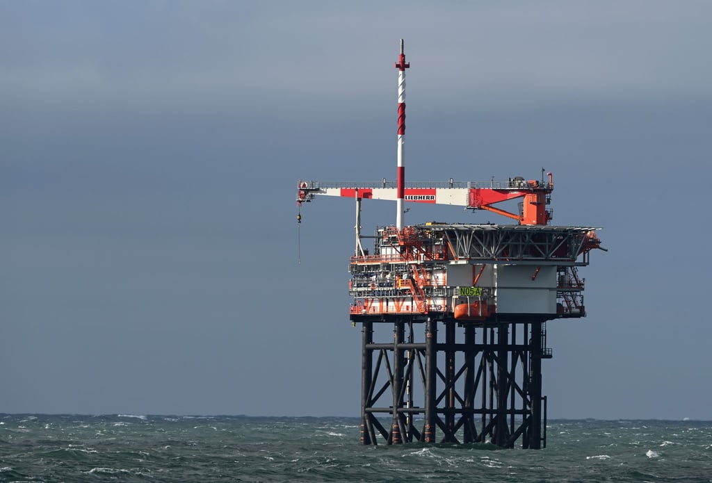 Von einer neuen Plattform in der Nordsee vor der Insel Borkum fördert der Energiekonzern One-Dyas seit Kurzem Erdgas. (Archivbild)