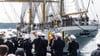 Das deutsche Segelschulschiff „Gorch Fock“ ist zurück in Kiel.