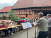 Die Jagdhornbläser aus Eilenstedt eröffneten das Ständchen. 
