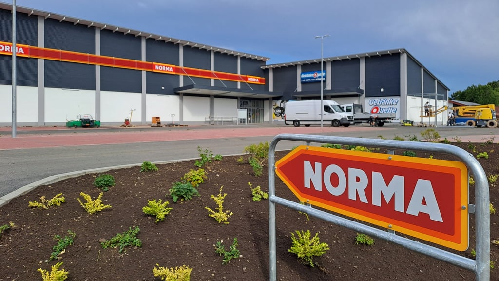 Der neue Norma-Markt in Hasselfelde.