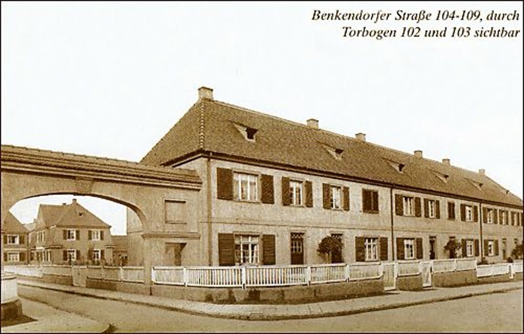 Rückblick auf die Anfänge: Die ersten Häuser im Gesundbrunnenviertel wurden ab 1925/26 in der Benkendorfer Straße gebaut. Heute gehören sie nicht mehr zum Bestand der WG Gesundbrunnen.