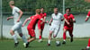 Lukas Radomski (am Ball) und die Fortuna benötigen ein Wunder.