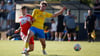 Sören Acker (l.) konnte sich beim Testspiel in Gräfenhainichen zeigen. 