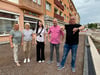 Yvonne Neumann, Martina Schulze, Dim Uyen Nguyen, Raffale Imbriani und Guido Böttcher (von links) sind mehr als nur genervt von der Dauerbaustelle, die der Breite Weg in Halberstadts Zentrum seit mehr als anderthalb Jahren ist.