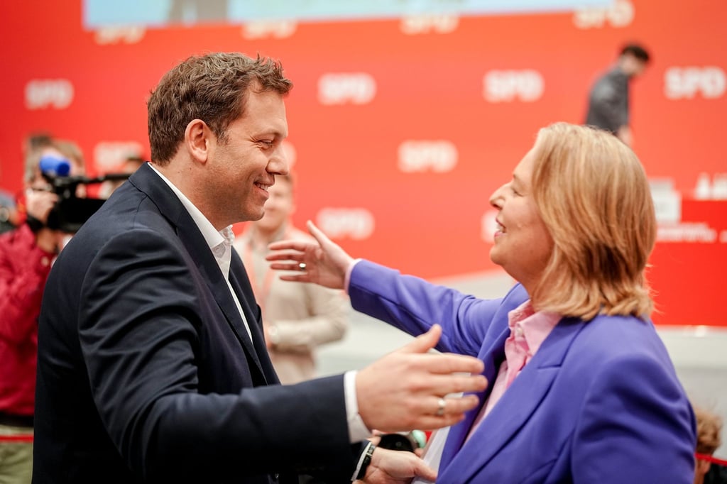 Klingbeil und Bas sollen die neue Doppelspitze bilden.