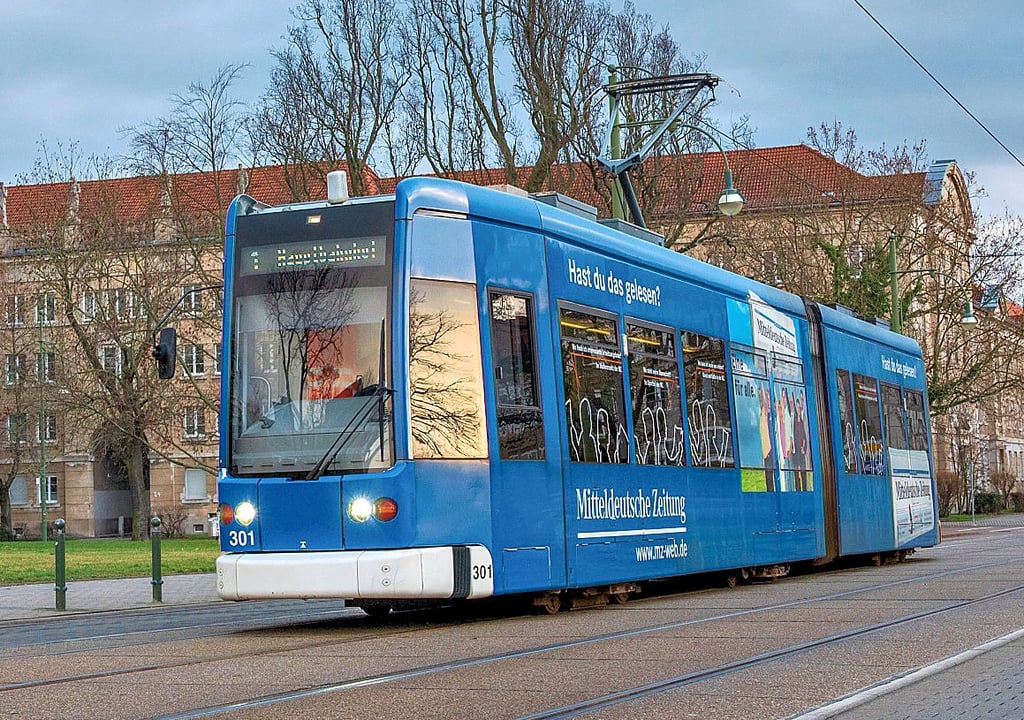 Straßenbahn der DVG in Dessau