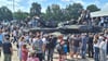 Bundeswehr zum Anfassen: In der Kaserne in Garlstedt konnten die Besucher unter anderem Panzer aus der Nähe erleben.