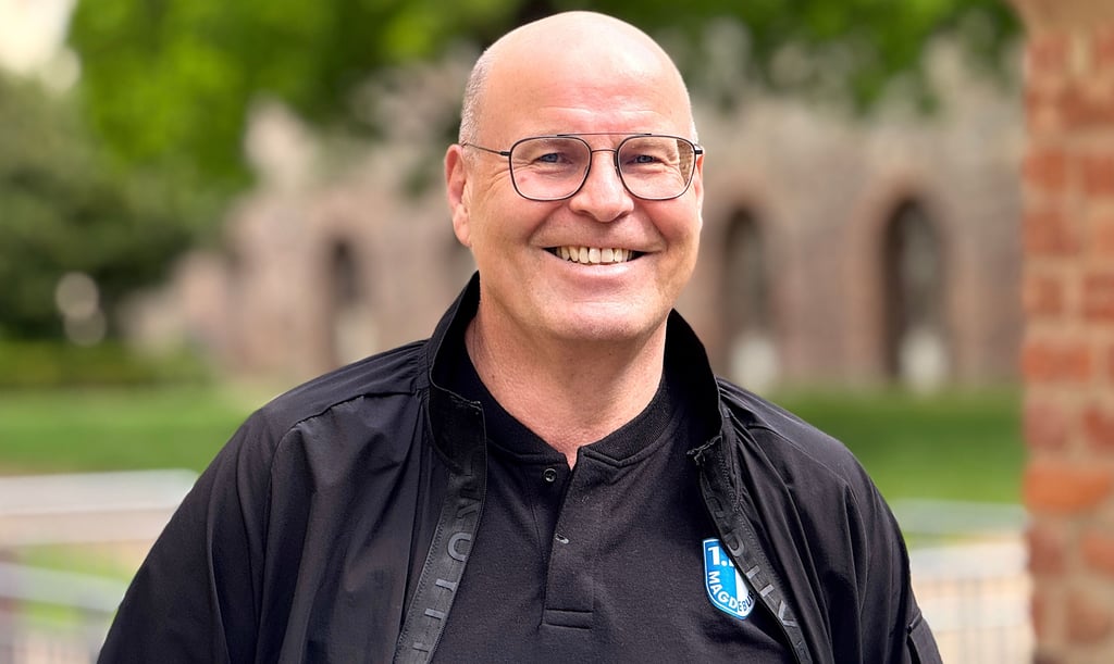 Jörg Biastoch, Unternehmer und FCM-Präsident, spricht offen über 35 Jahre Deutsche Einheit.