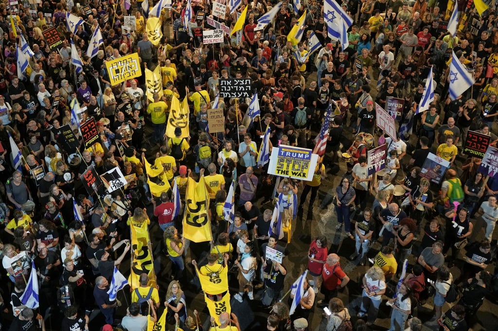 In Israel gehen erneut Tausende für ein Ende des Gaza-Kriegs auf die Straße. (Archivbild)