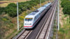 Mit 405 Kilometer pro Stunde rauschte der Hochgeschwindigkeitszug „Velaro Novo“ über die Teststrecke zwischen Leipzig und Erfurt.