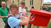 Der neue Sonderstempel ist am Stephanushaus in Aschersleben, in unmittelbarer Nähe zur Stepahnikirche aufgebaut.