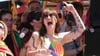 Heidi Reichinnek, Fraktionsvorsitzende der Linken im Bundestag, beim CSD in Leipzig.
