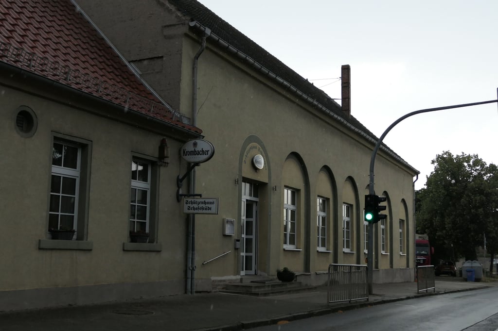 Der Saal im Schützenhaus Schafstädt ist gesperrt