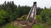 Der fast 60 Jahre alte stählerne Anlaufturm der Inselsbergschanze in Brotterode im Thüringer Wald muss einem Neubau weichen.