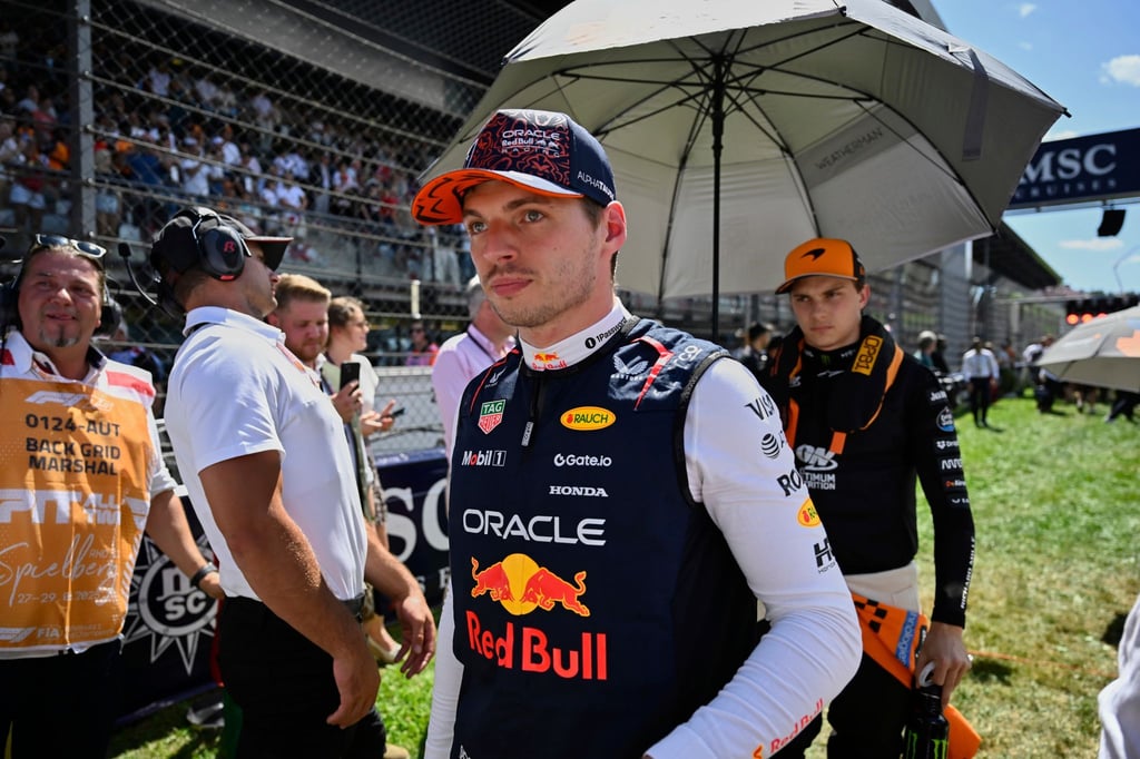 Es war nur ein kurzer Auftritt für Max Verstappen.
