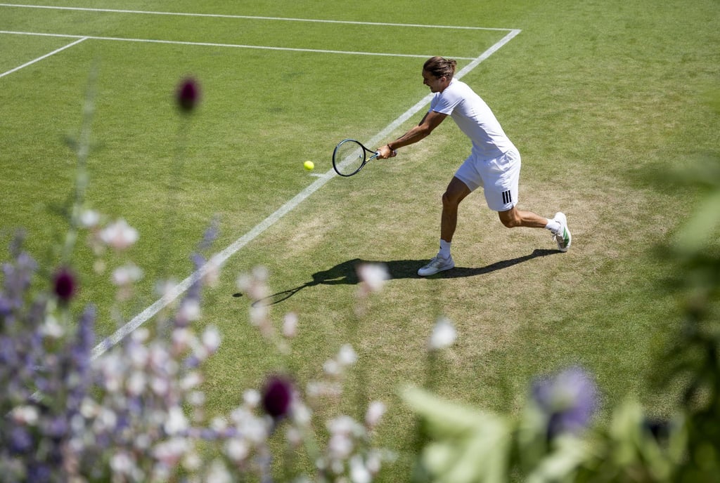 Training für den Wimbledon-Start: Alexander Zverev.