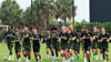 Auf das Achtelfinale bereitete sich Borussia Dortmund noch in Florida vor