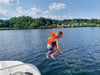 Ein Sprung in den Niegripper See verspricht in den nächsten Tagen eine willkommene Abkühlung.