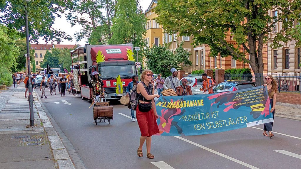 Wie schon in den vergangenen Jahren zieht am kommenden Wochenende erneut die Klangkarawane durch Halle.