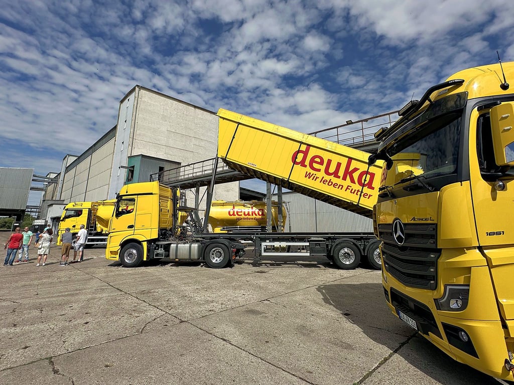 Das Deuka-Werk in Könnern öffnete Toren und Türen für die Besucher. Anlass war das 50-jährige Firmenjubiläum.