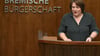 Henrike Müller leitet mit Philipp Bruck als Stellvertreter weiter die Bremer Fraktion der Grünen. (Archivbild)