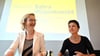 Die Thüringer BSW-Chefin Katja Wolf und Parteigründerin Sahra Wagenknecht tauschten sich bei einem Treffen in Erfurt aus.