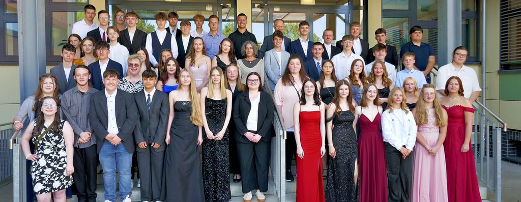 Die Absolventen 2025 der Sekundarschule "Am Baumschulweg".