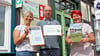 Die Arneburger Claudia Swienteck-Bohn, Carsten Sommer und Evelyn Jordan (von links)  freuen sich über die Aufnahme ihres Tourismusbüros als Partner im Biosphärenreservat Flusslandschaft Elbe.