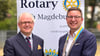 Amtsübergabe in Magdeburg: Priv.-Doz. Dr. Markus Porsch (l.) übergibt den Vorsitz an Sebastian Schulze.