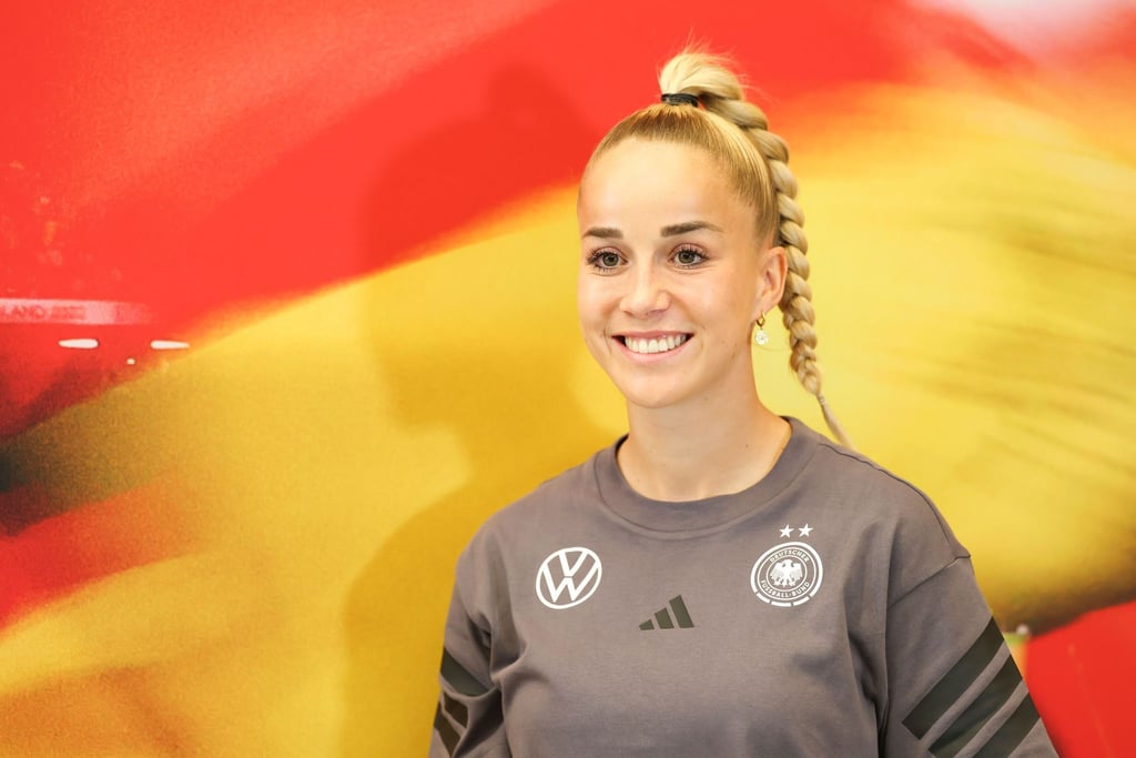 Rhetorisch versiert, diplomatisch, zugewandt: Giulia Gwinn erhält viel Lob in ihrer Rolle als Kapitänin.
