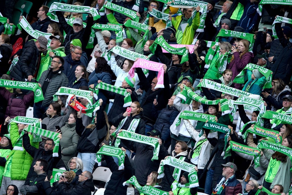 Fans des VfL Wolfsburg.