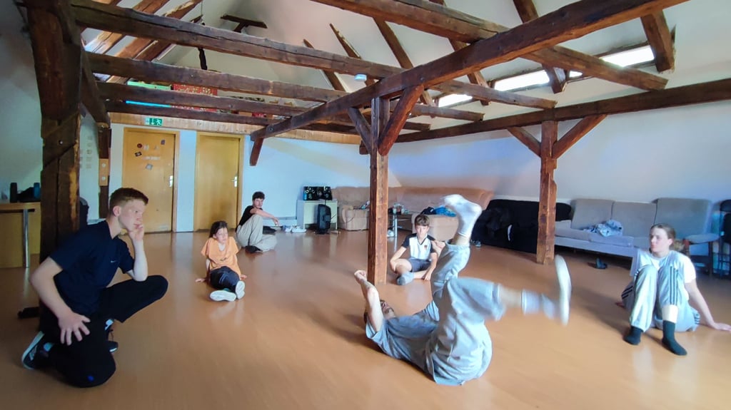 Eindrücke vom HipHop-Camp in Halberstadts Zora vom vergangenen Sommer.