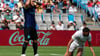 Inter-Kapitän Lautaro Martinez (links) verzweifelt im Achtelfinale gegen Fluminense.