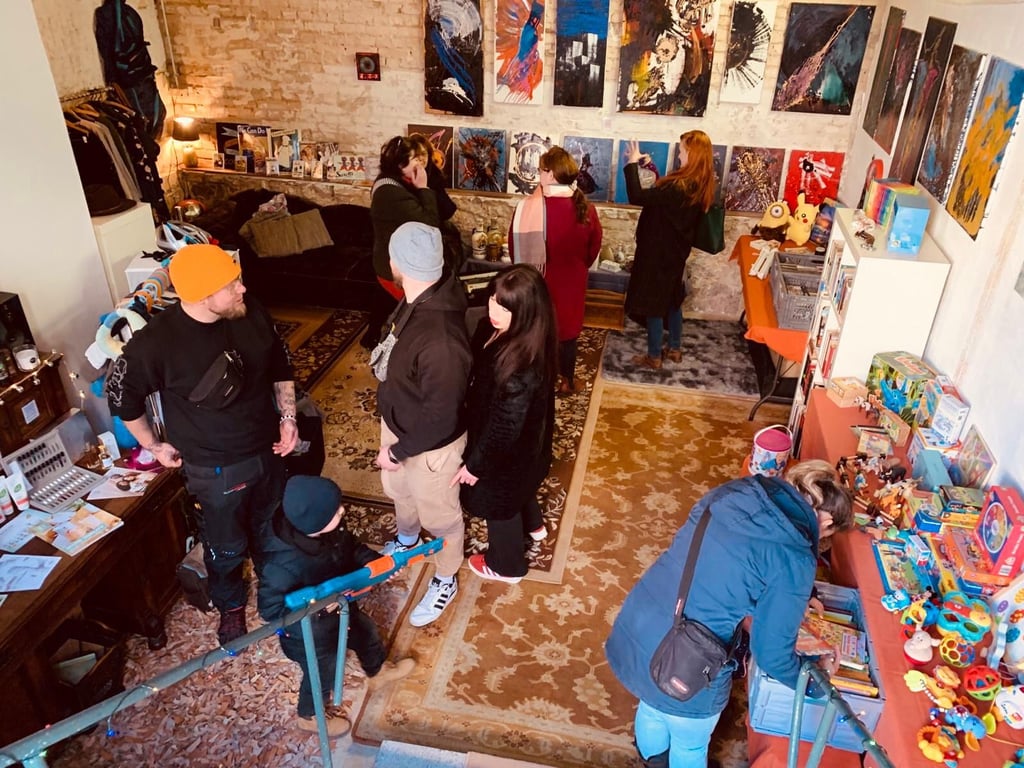 Flohmarkt in der Friesenstraße 7 im Medizinerviertel in halle