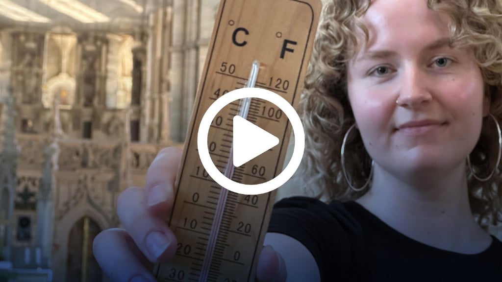 Im Magdeburger Dom ist es angenehm kühl. Doch mit gut 22 Grad ist das altehrwürdige Gemäuer längst nicht der coolste Ort, den Volontärin Johanna Flint entdeckt hat.